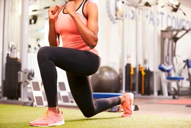 lunges weight exercises