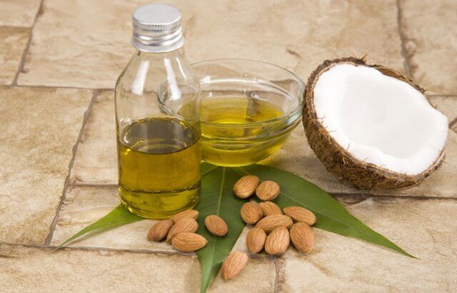 coconut and almond hair oil